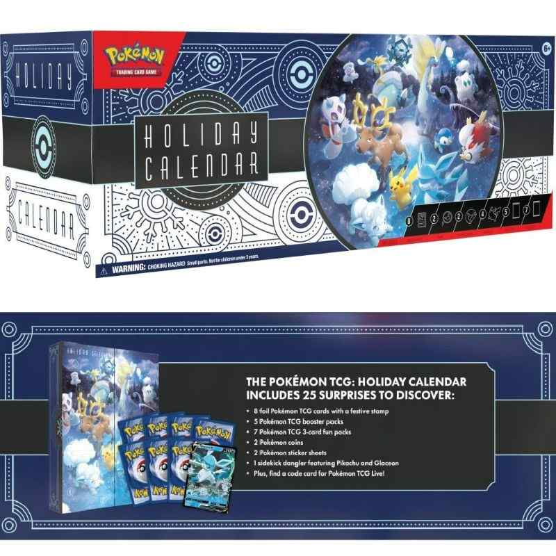 Magic Madhouse - Pokemon TCG: Holiday Calendar 2023. It will release on  September 1st! It will come with: 8 foil Pokémon TCG cards with a festive  stamp 5 Pokémon TCG booster packs